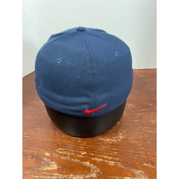 Nike Legacy91 Dri-Fit Hockey Cap Navy & Red Embroidered Adjustable M3 - Picture 2 of 4